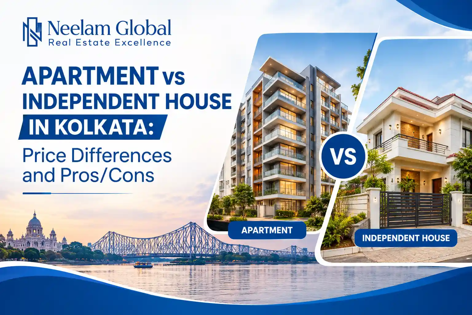 Apartment vs independent house in Kolkata